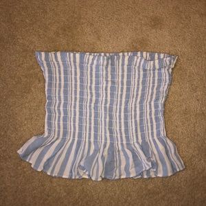 American Eagle Striped Tube Top